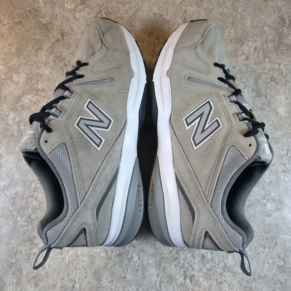 New Balance 608v5 Mens Size 14 2E Wide Comfort Insole Beige White Shoes NEW